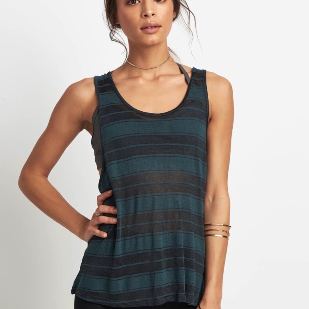 Free People Shasta Tank Dark Grey